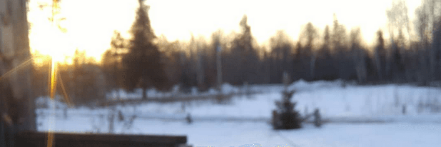 Sunrise over the farm