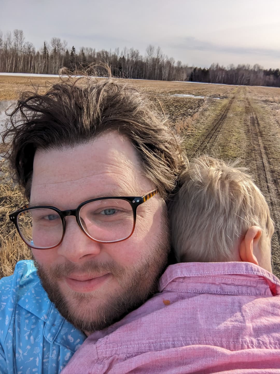 Kevin Turnbull on the farm